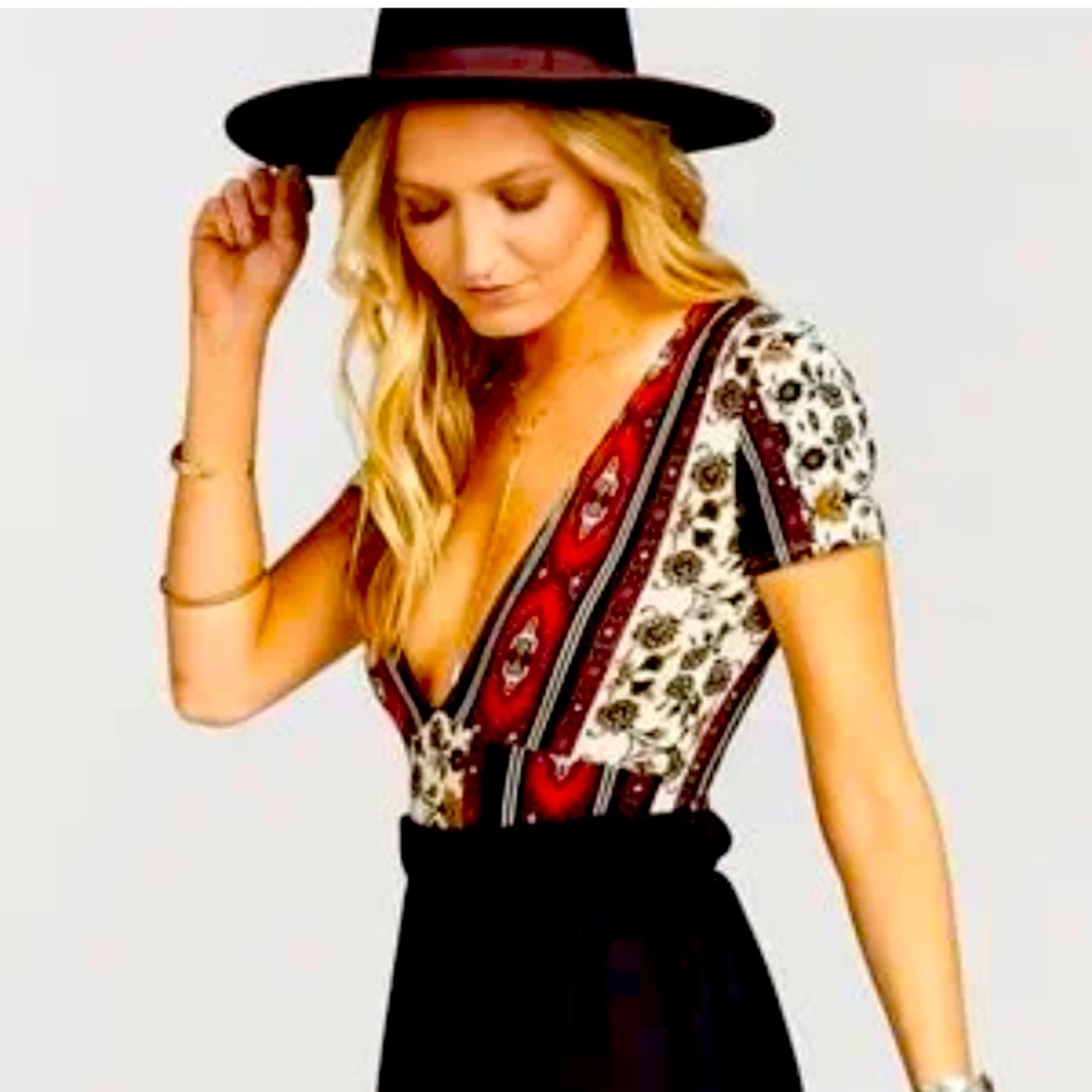 Show Me Your‎ Mumu Georgina Spandy Bodysuit size xs